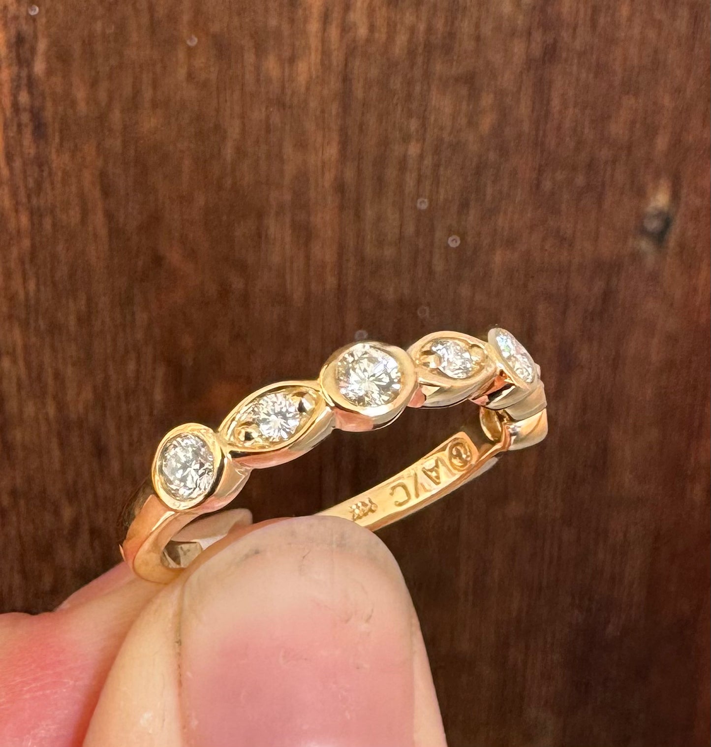 14kyg .37ctw Diamond Band